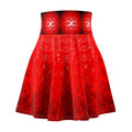 Katerina’s Battle Symphony Red Instead 2024 Desires Women's Skater Skirt