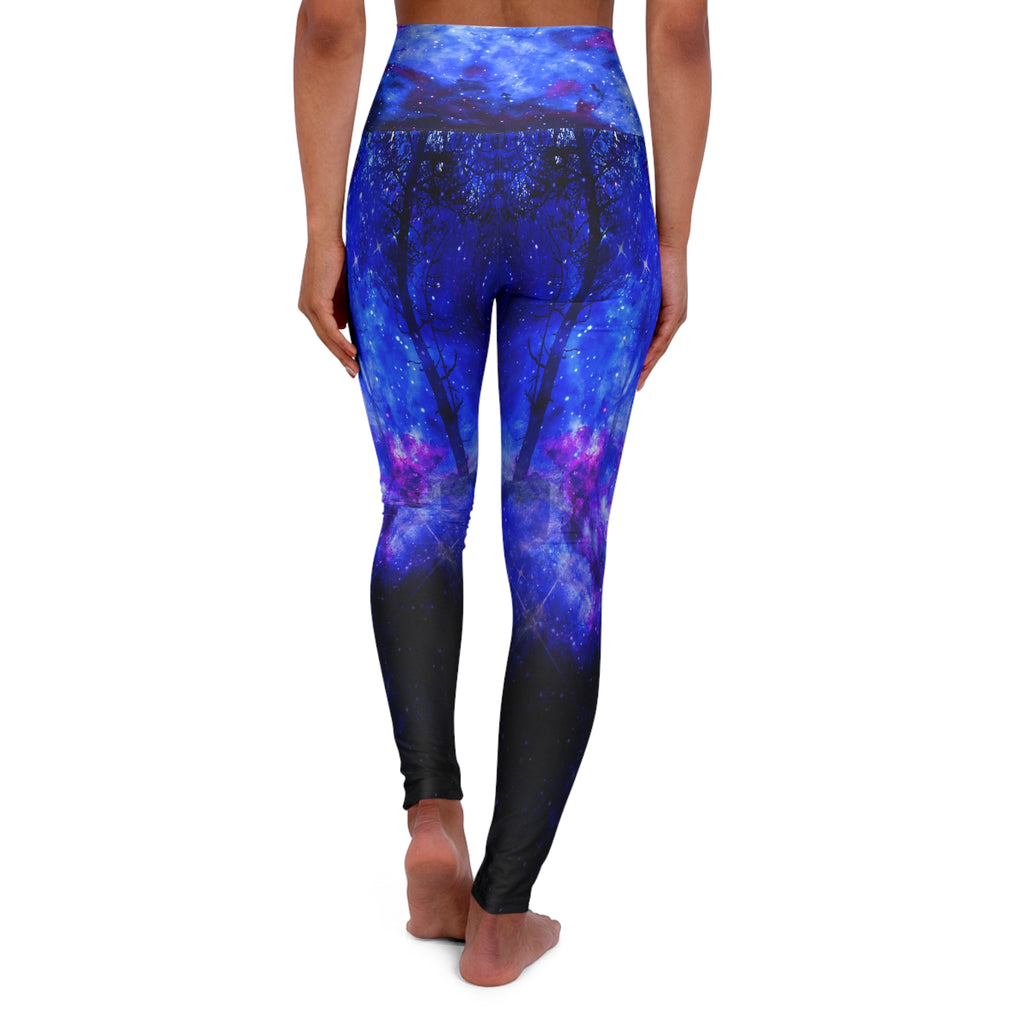 Lover's Mystic Night Dreams High Waisted Yoga Leggings
