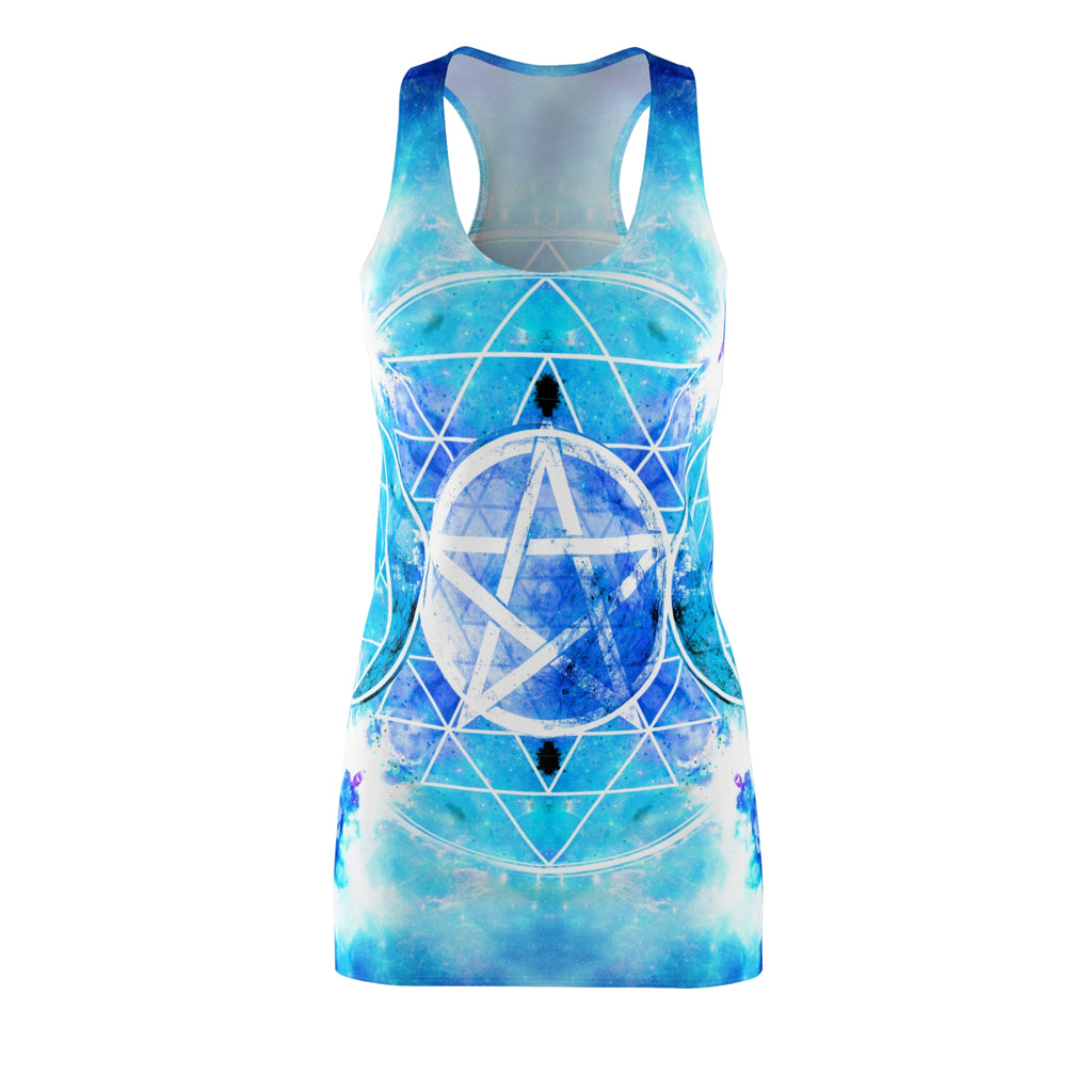 Amen Jin's Mandala of Dragon Fire Desires Women's Racerback Dress
