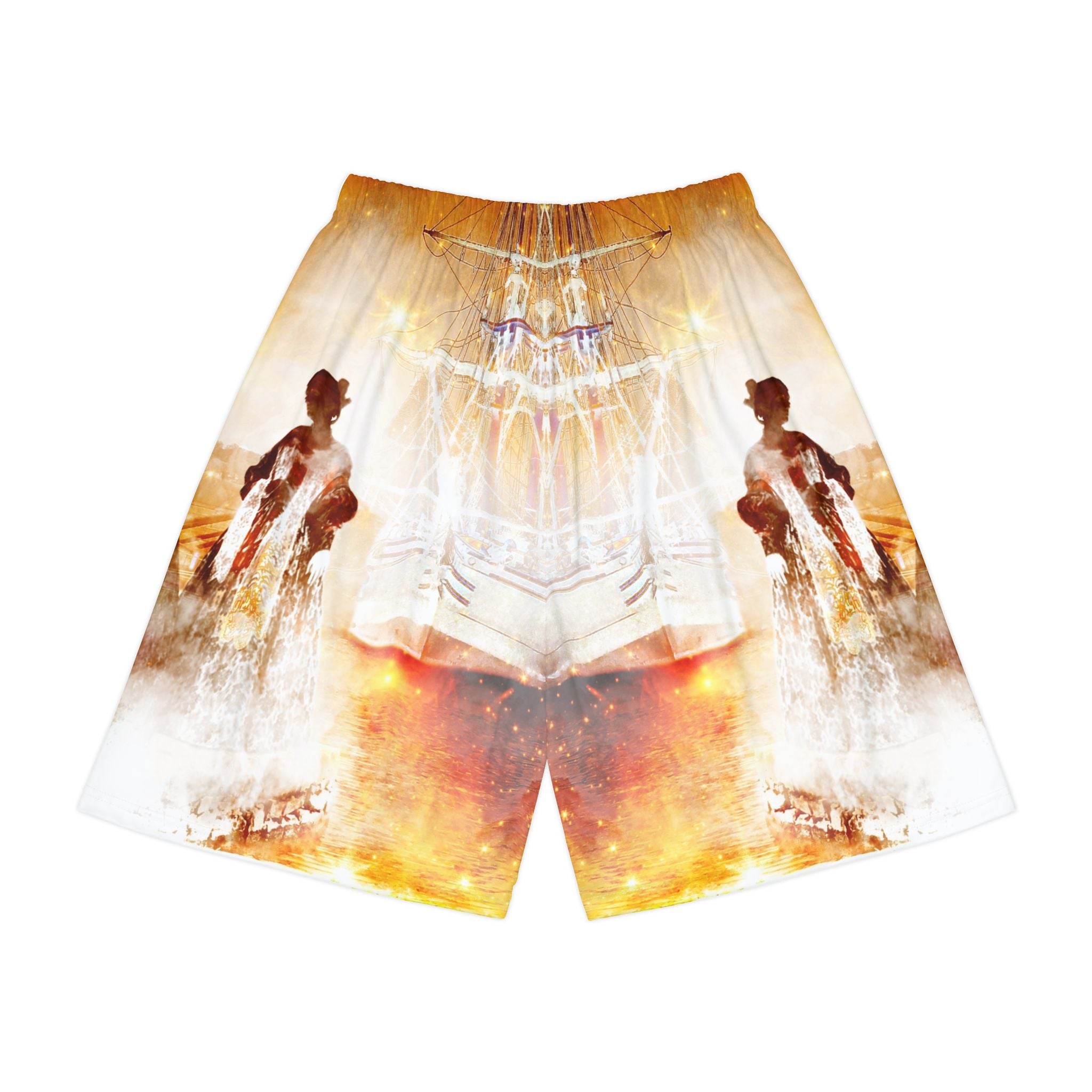 Samhain Eve Salem Harbor Dreams Men’s Sports Shorts