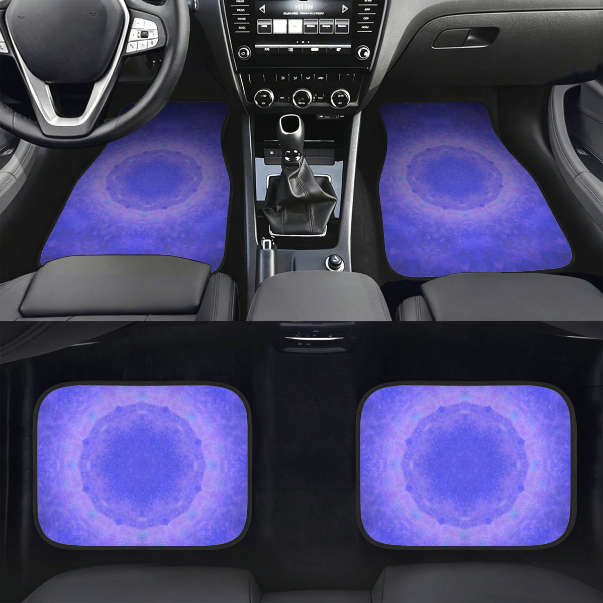 Katerina's Uncertainty in Time & Space Desires 4-Piece Car Floor Mats （Customized Separately）| Ships from USA