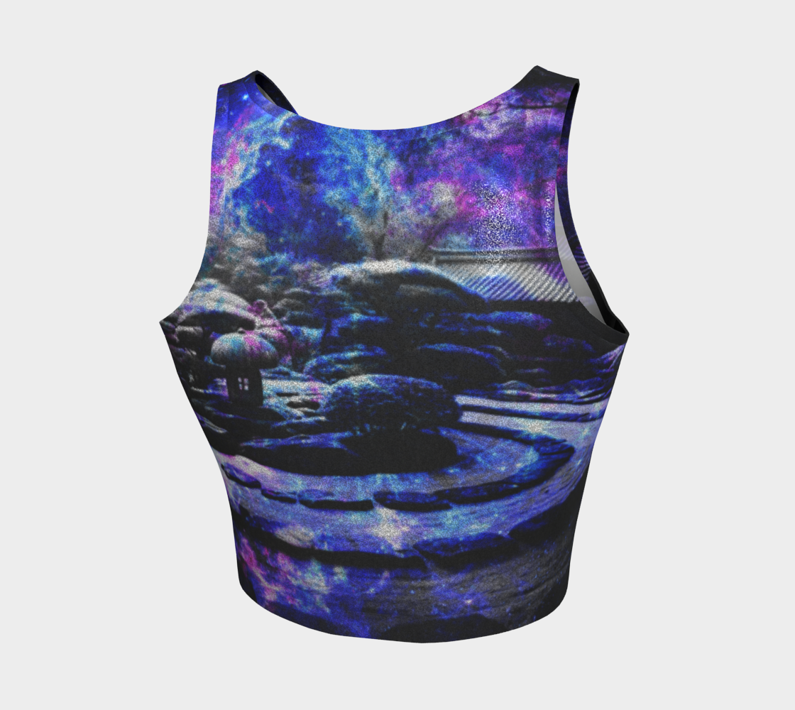 Katerina's on My Way Home Traquil Garden Dreams Athletic Crop Top