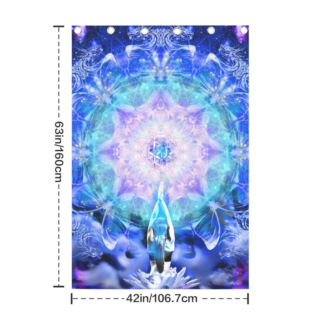 Amen Jin's Katerina's Eros & Psyche Metamorphosis Meditations Grommet Curtain 42" x 63" ( 1 Piece ) | Ships from USA