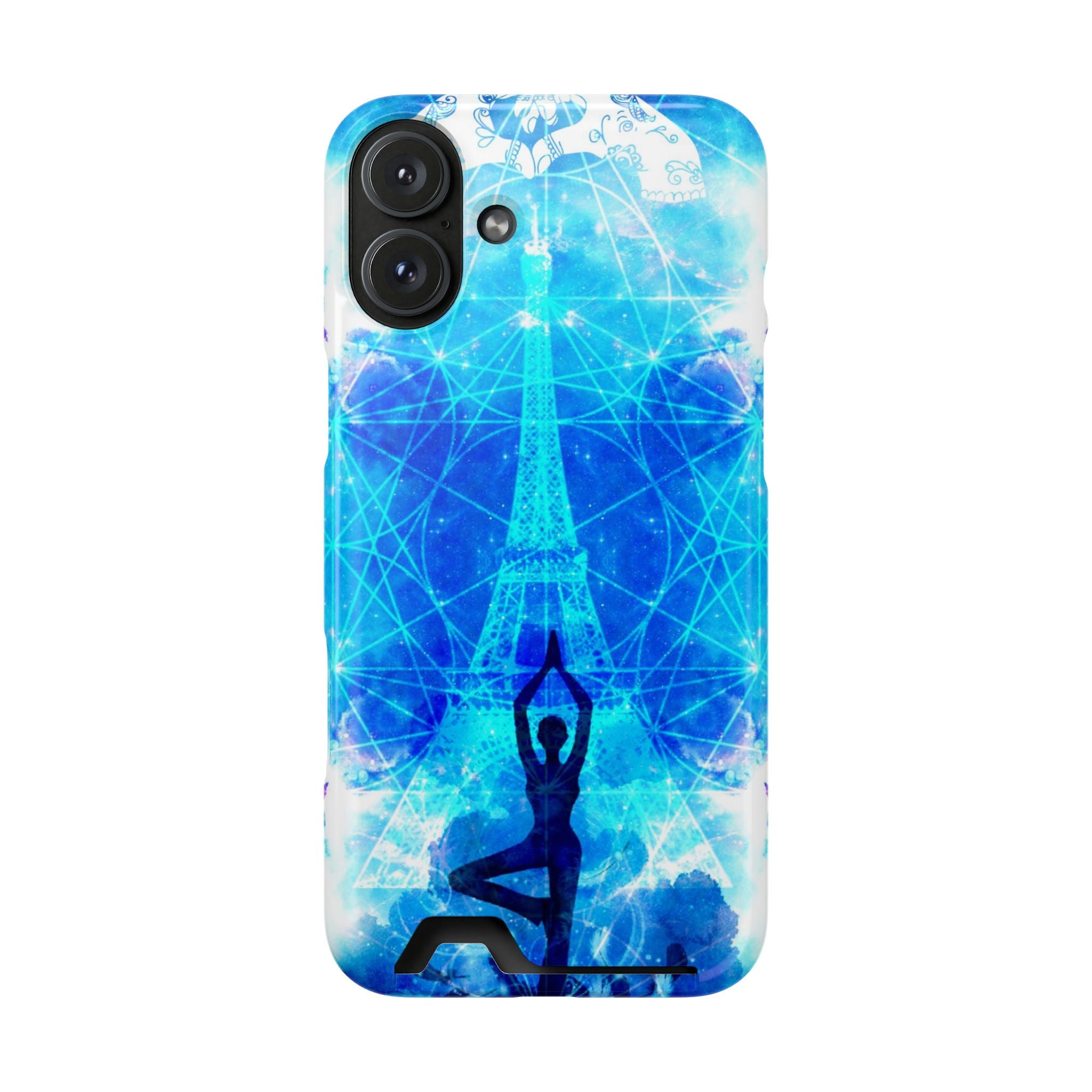 Amen Jin's Mandala of Dragon Fire Parisian Meditations Phone Case W Card Holder