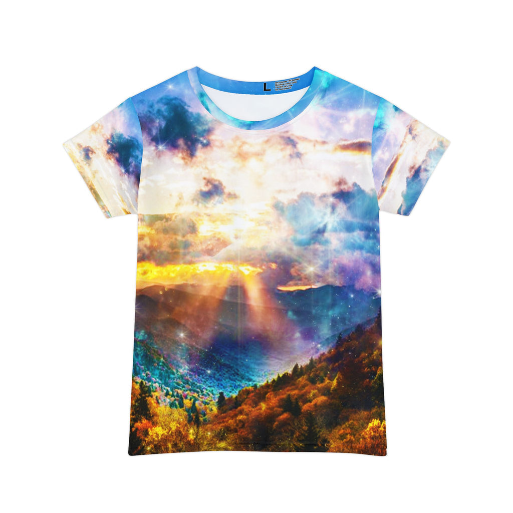 Katerina's Smoky Mountain Memories Dreams Women's Short Sleeve Shirt