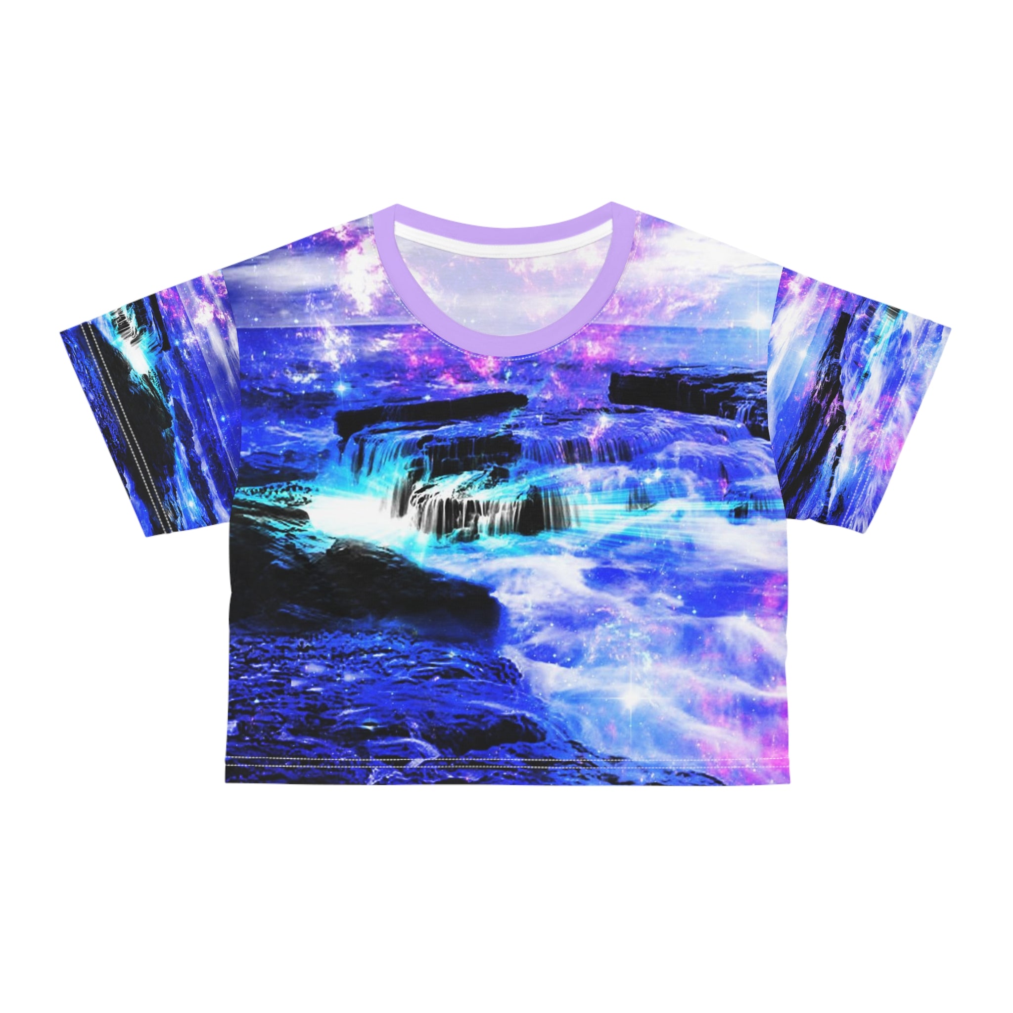 Iridescent Magickal Sea Dreams Women's Crop Top