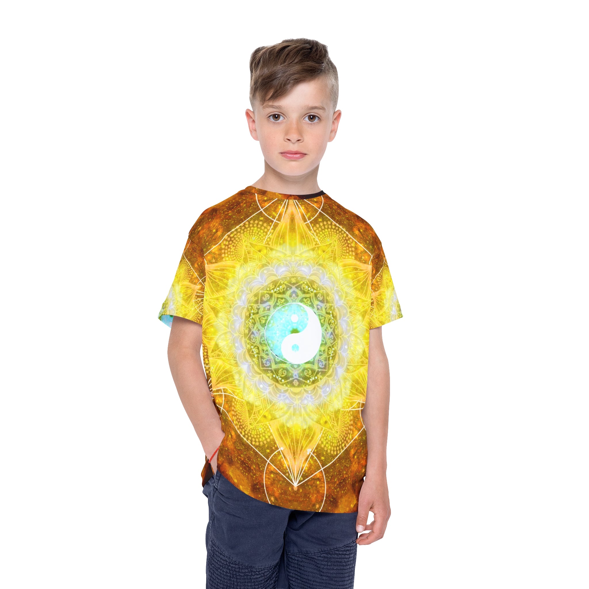 ManiPura Desires Yin Yang Meditations Kids Sports Jersey