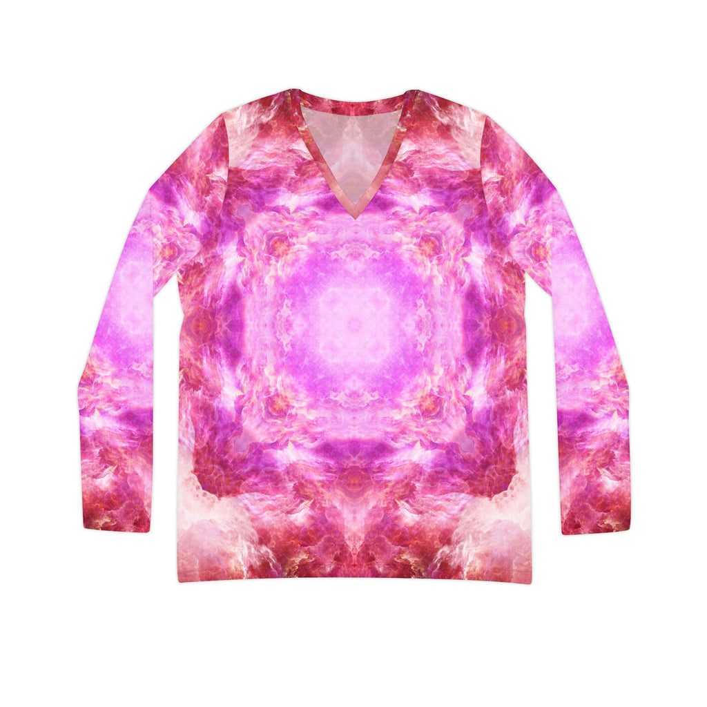 Katerina's Unconditional Desires Women's Long Sleeve V-neck Shirt