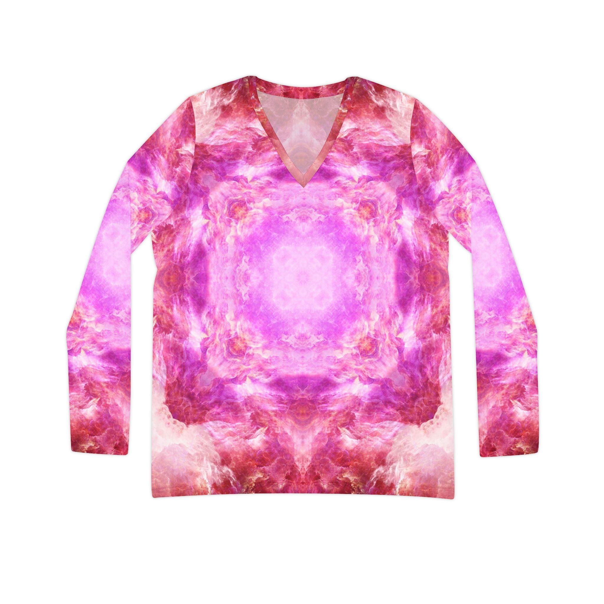 Katerina's Unconditional Desires Women's Long Sleeve V-neck Shirt