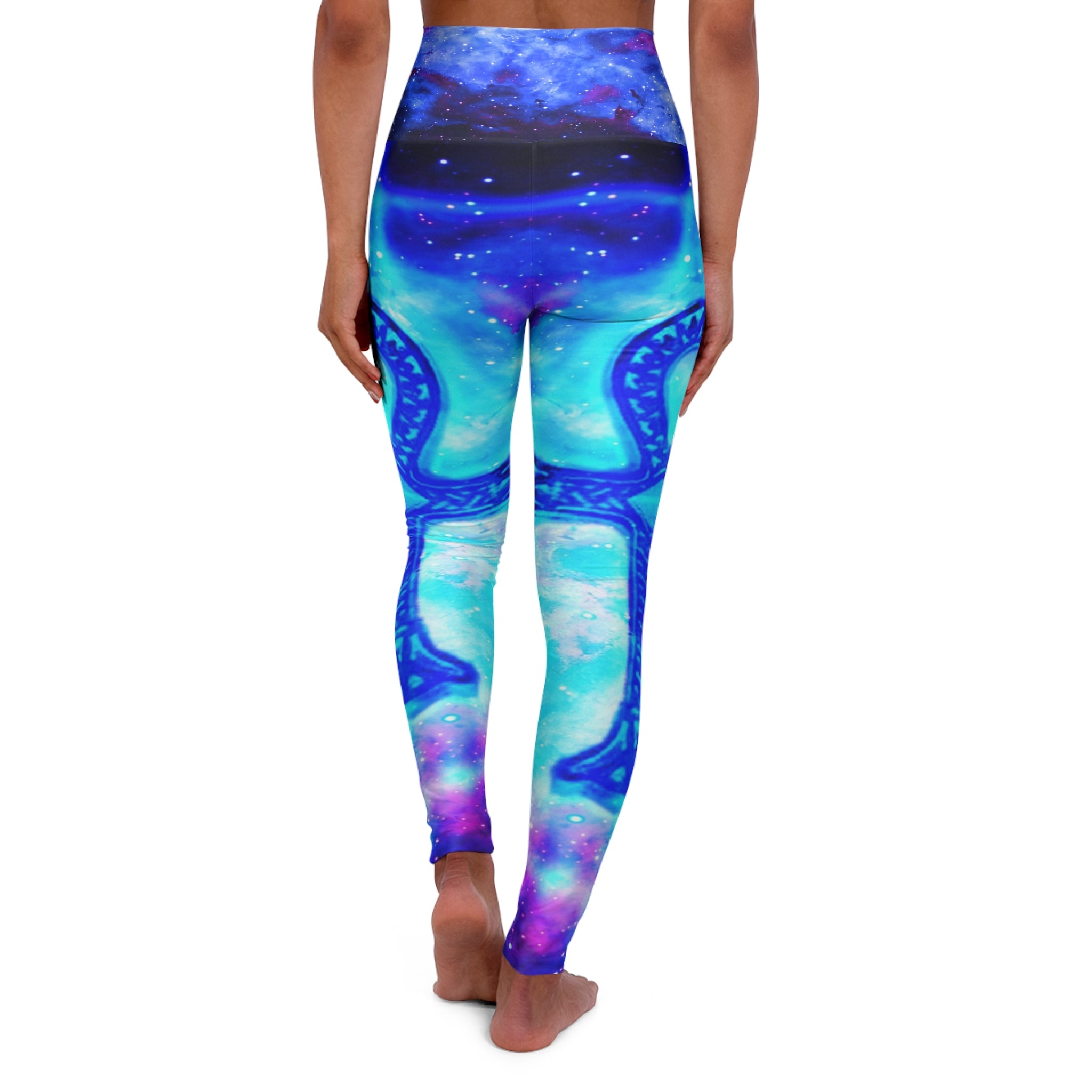 Lover's Ankh Dreams High Waisted Yoga Leggings