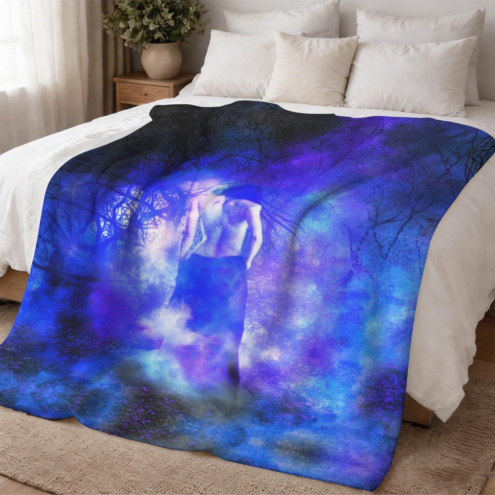 Katerina's Transylvanian Samhain Night Dreams Sherpa Fleece Blanket 60" x 80" | Ships from USA