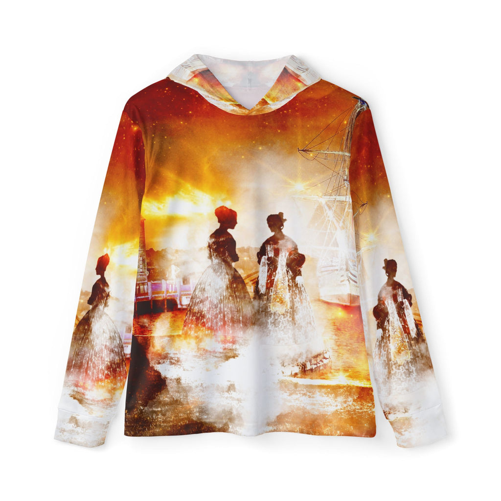 Samhain Eve Salem Harbor Dreams Men's Sports Warmup Hoodie