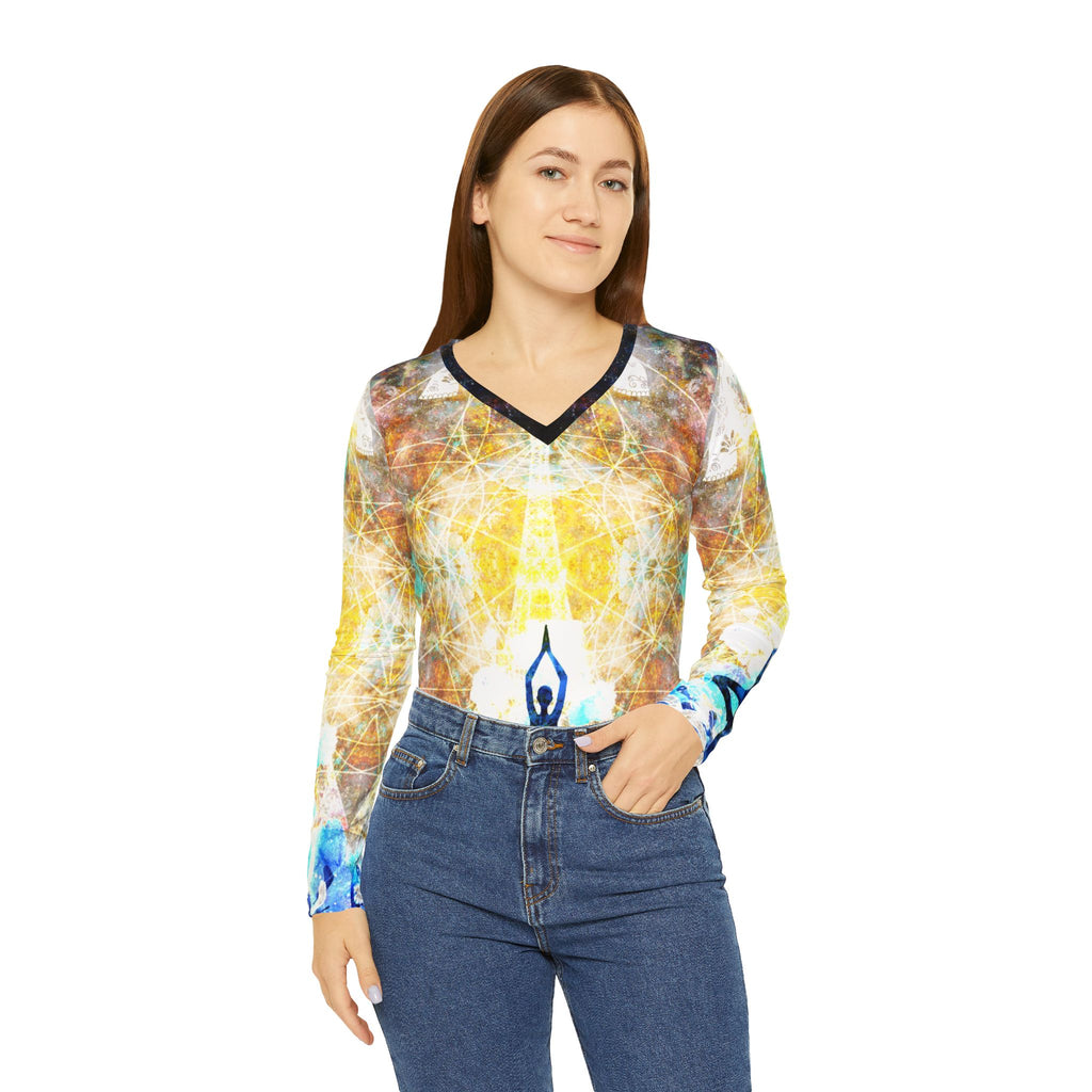 Amen Jin's Desires to Breathe Again Parisian Meditations V-neck Shirt