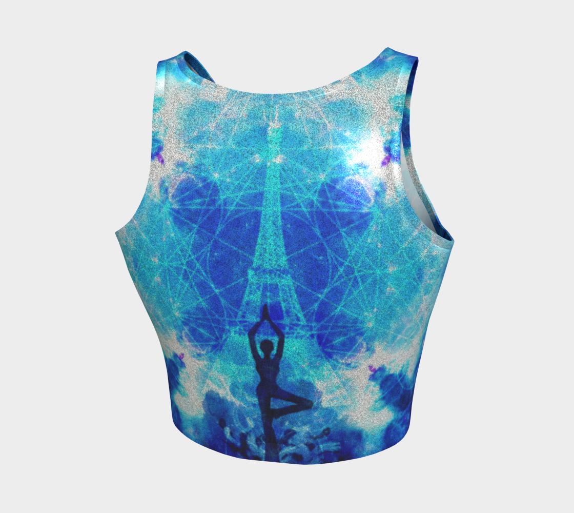 Amen Jin's Mandala of Dragon Fire Parisian Meditations Athletic Crop Top
