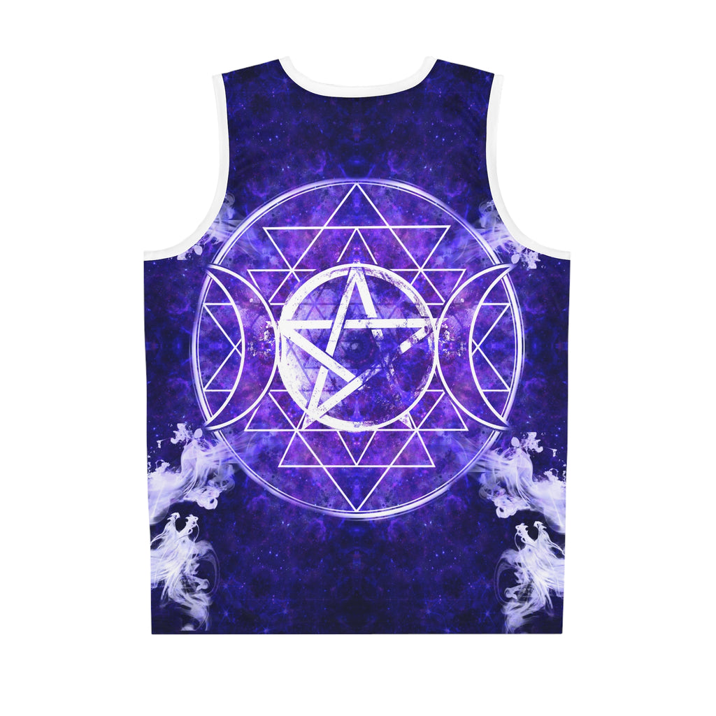 Katerina's Dragon's Eye Triple Goddess Meditations Basketball Jersey
