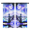 Katerina's Lolite Noel Yule Night Dreams Floor-To-Ceiling Curtain 52x84inch | Ships from USA