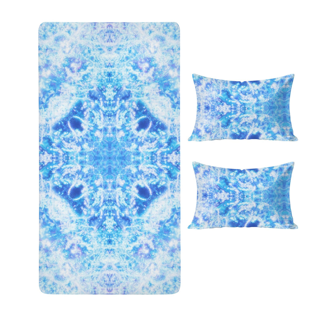 Katerina's Kamar-Taj Desires Twin Bedding Set (Fitted Sheet + Pillowcases) | Ships from USA