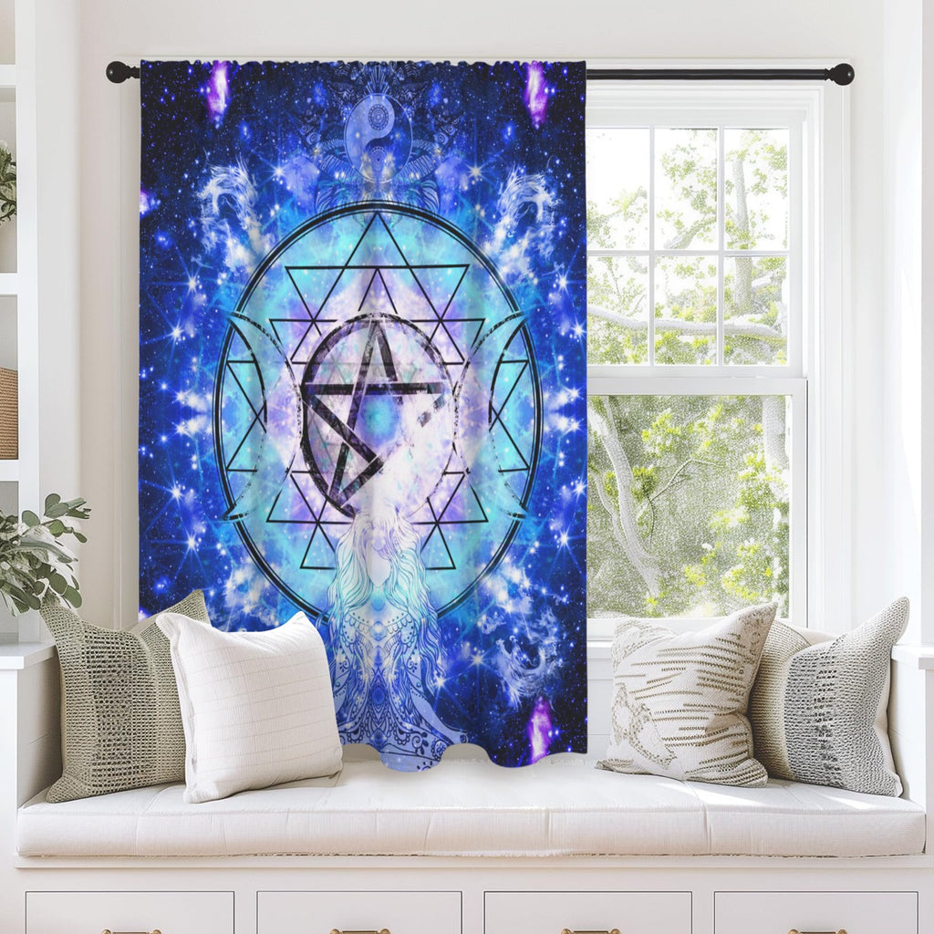 Amen Jin's Katerina's Eros & Psyche Magickal Awakening Meditations Window Curtain 52" x 63" ( 1 Piece ) | Ships from USA