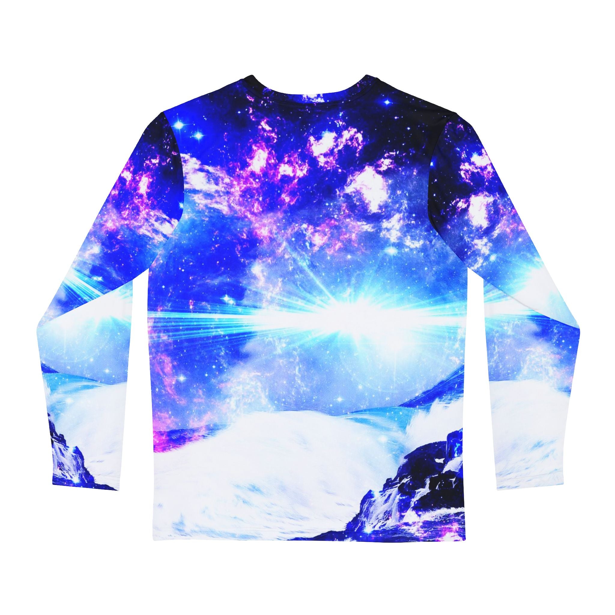 Iridescent Magickal Sea Dreams Men's Long Sleeved Shirt
