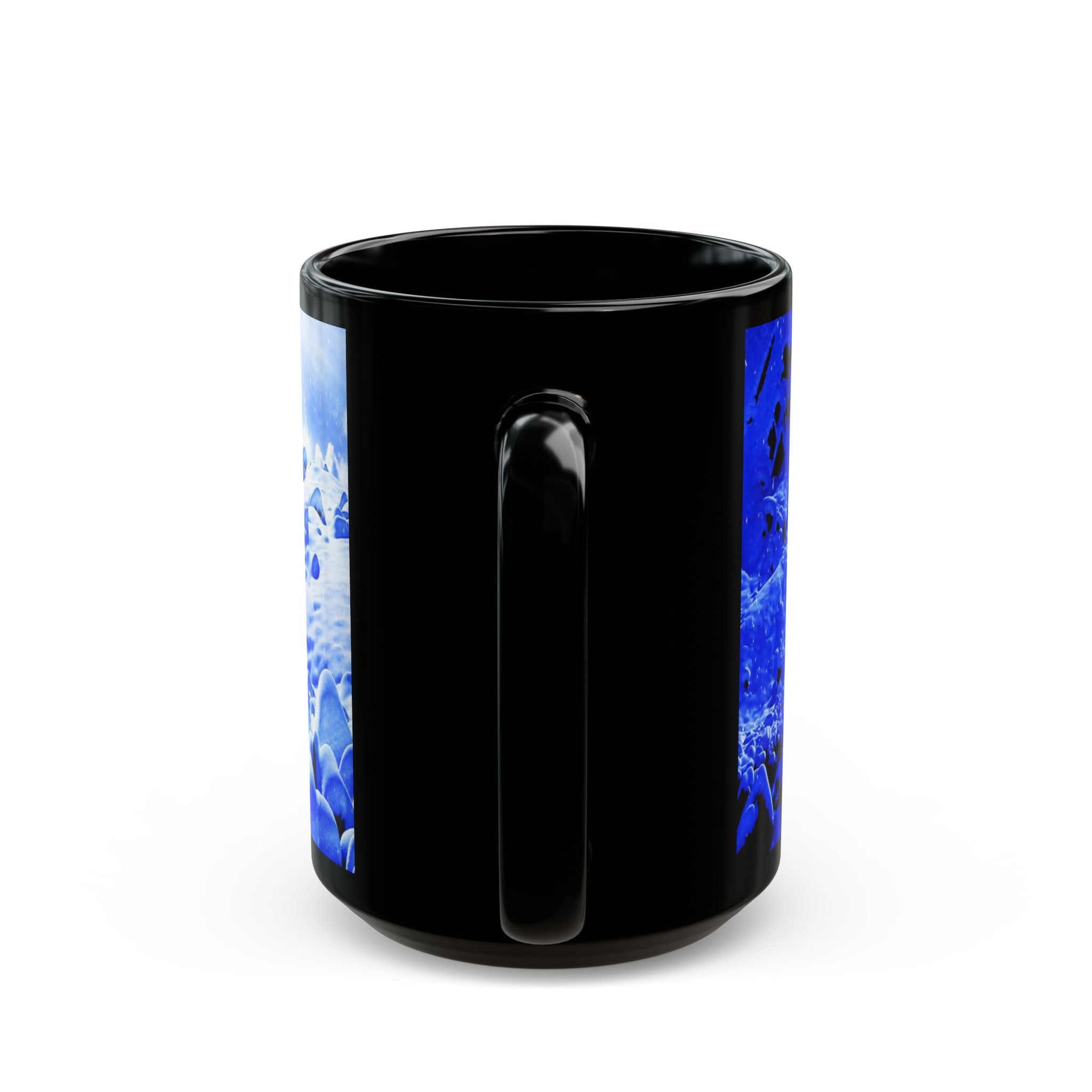 Yule Night Dreams Black Mug
