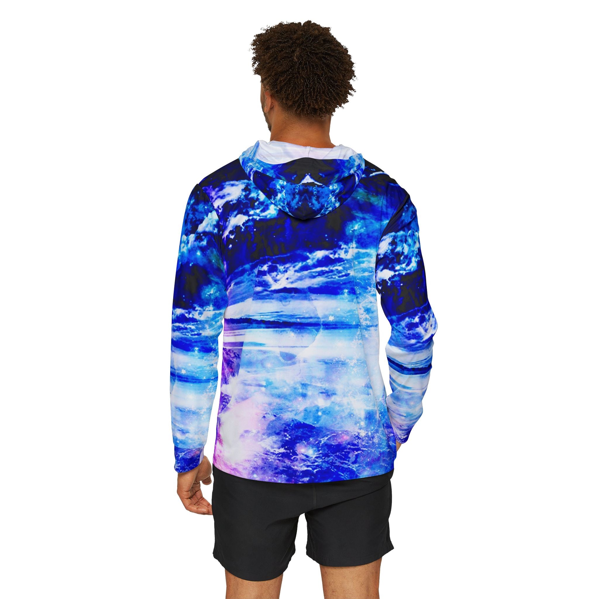 Creation's Heaven Dancing Sea Dreams Men's Sports Warmup Hoodie