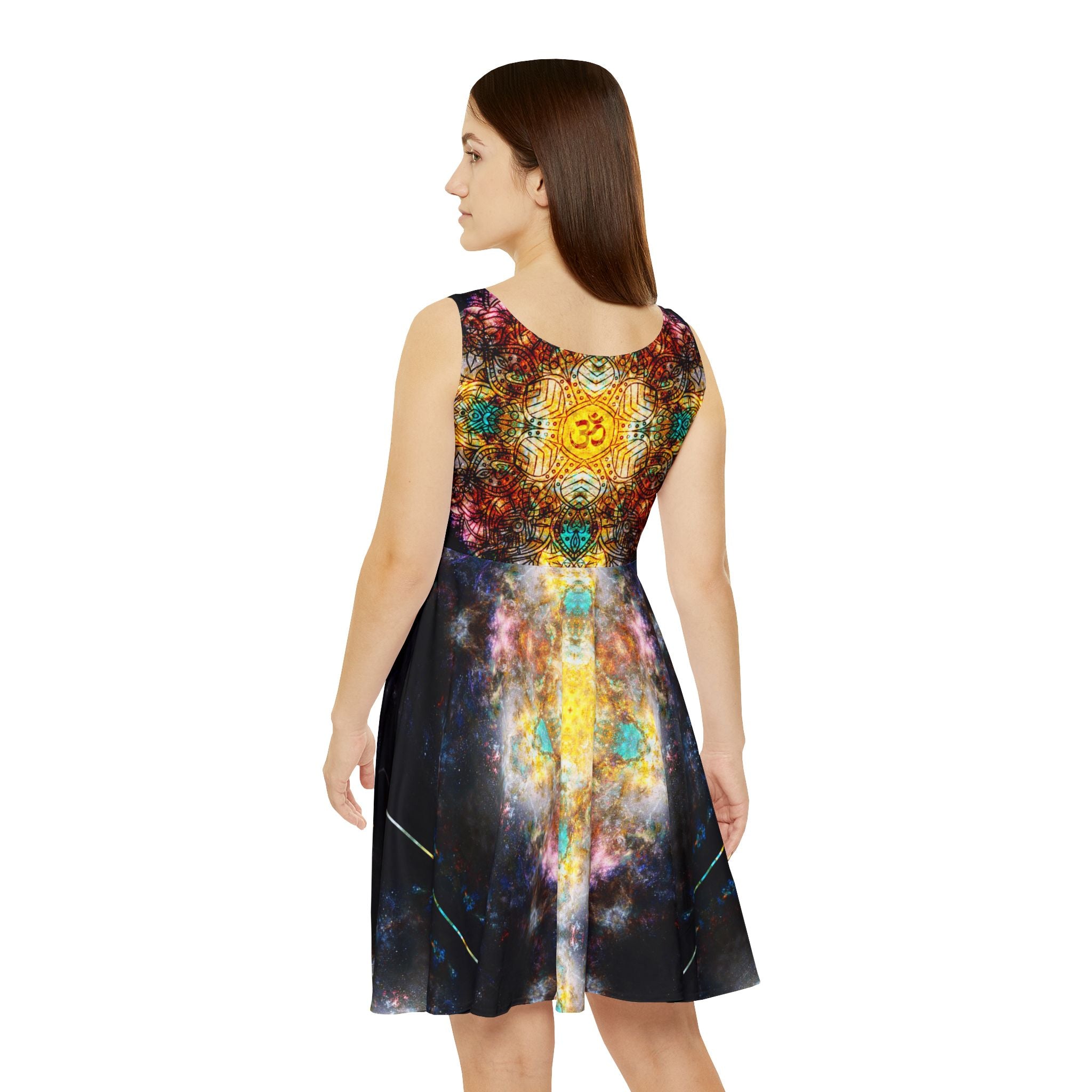 Amen Jin's Desires to Breathe Again Om Meditations Women's Skater Dress