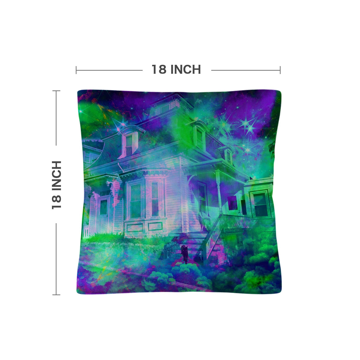 Katerina's Now & Forever Hocus Pocus Desires Linen Throw Pillow 18" x 18" ( 1 Piece ) | Ships from USA