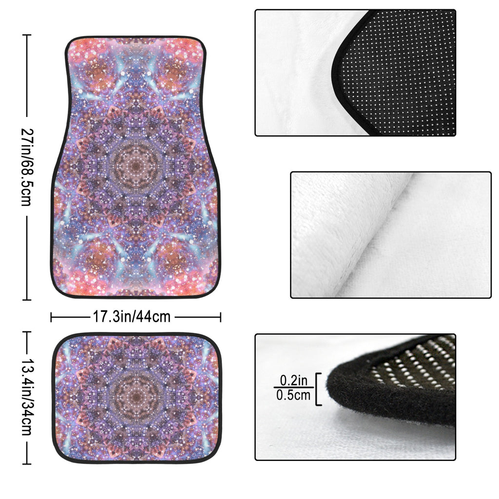 Katerina's Fiesta Desires 4-Piece Car Floor Mats （Customized Separately）| Ships from USA