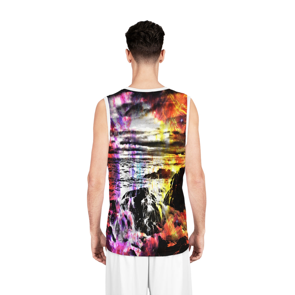 Rise Again Cosmic Falls Dreams Basketball Jersey