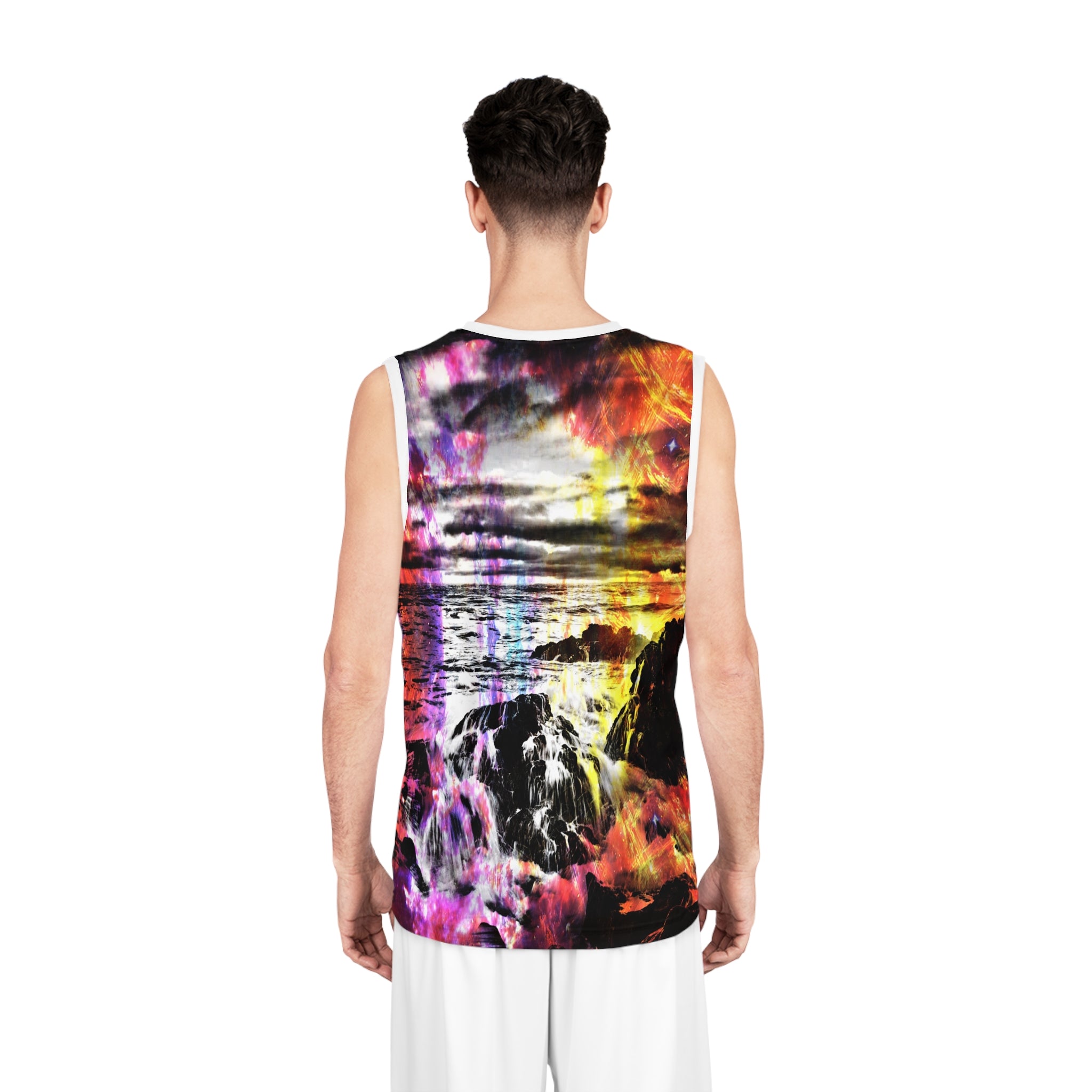 Rise Again Cosmic Falls Dreams Basketball Jersey