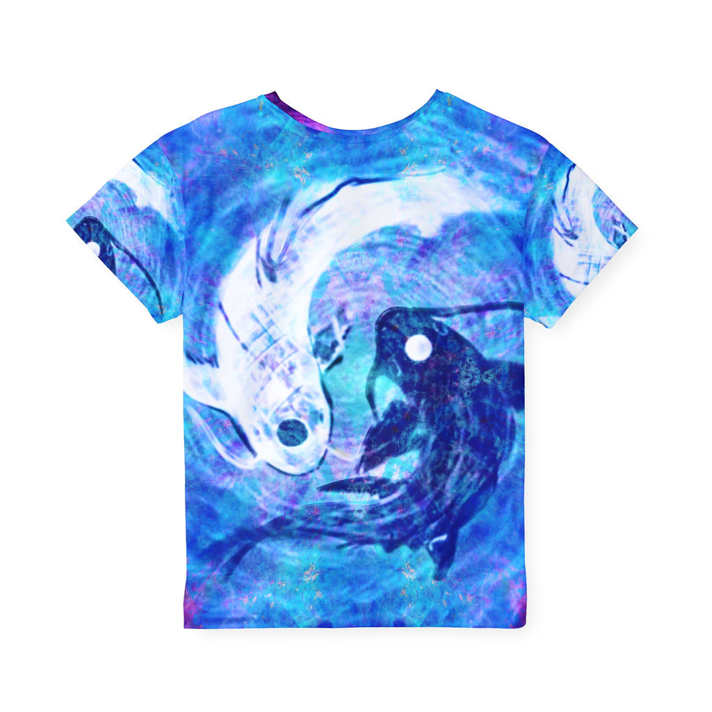 Amen Jin's Blue Sun Lotus Desires Kids Sports Jersey