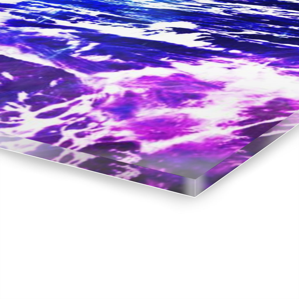 Amethyst Cosmic Falls Dreams Acrylic Prints (French Cleat Hanging)