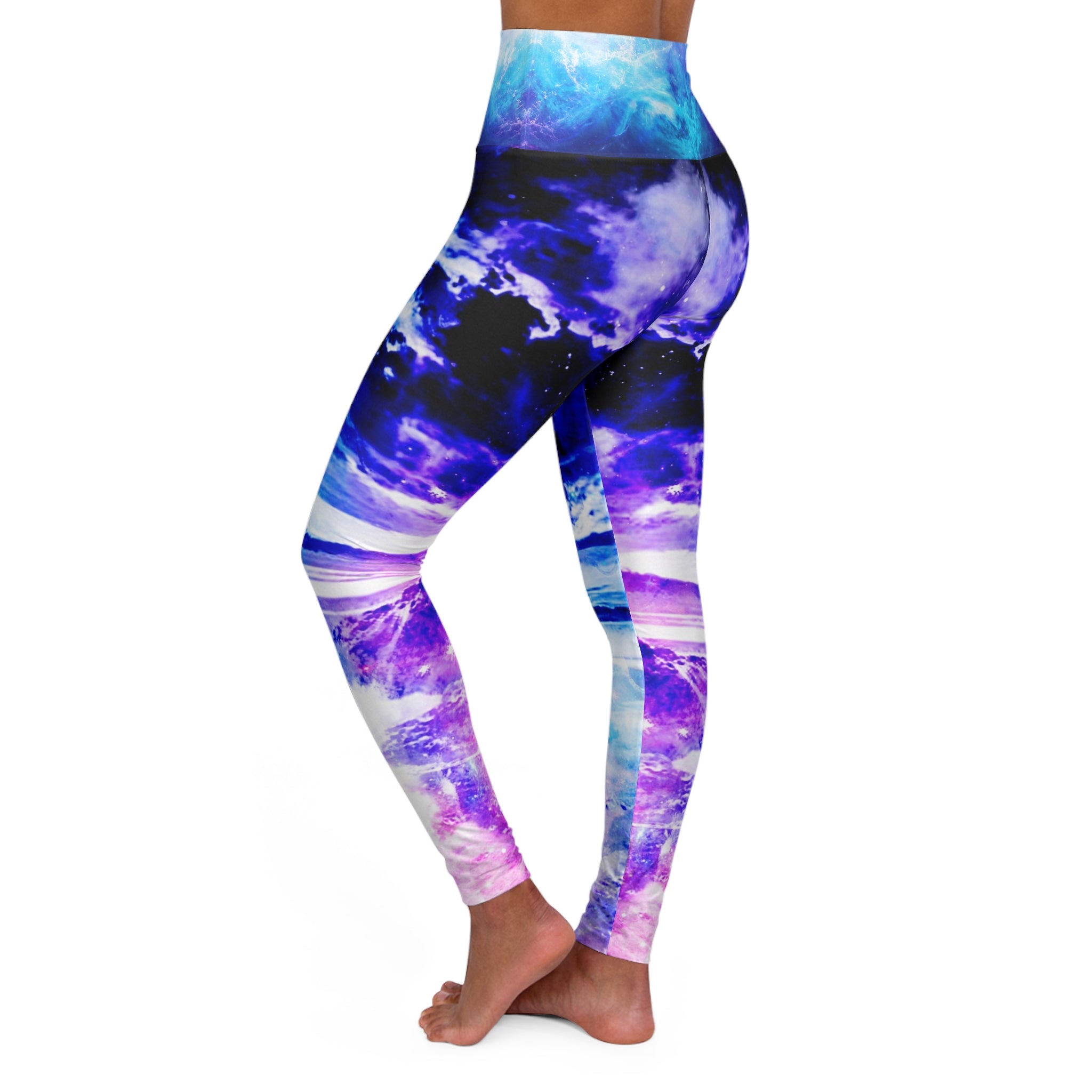 Creation's Heaven Dancing Sea Dreams High Waisted Yoga Leggings