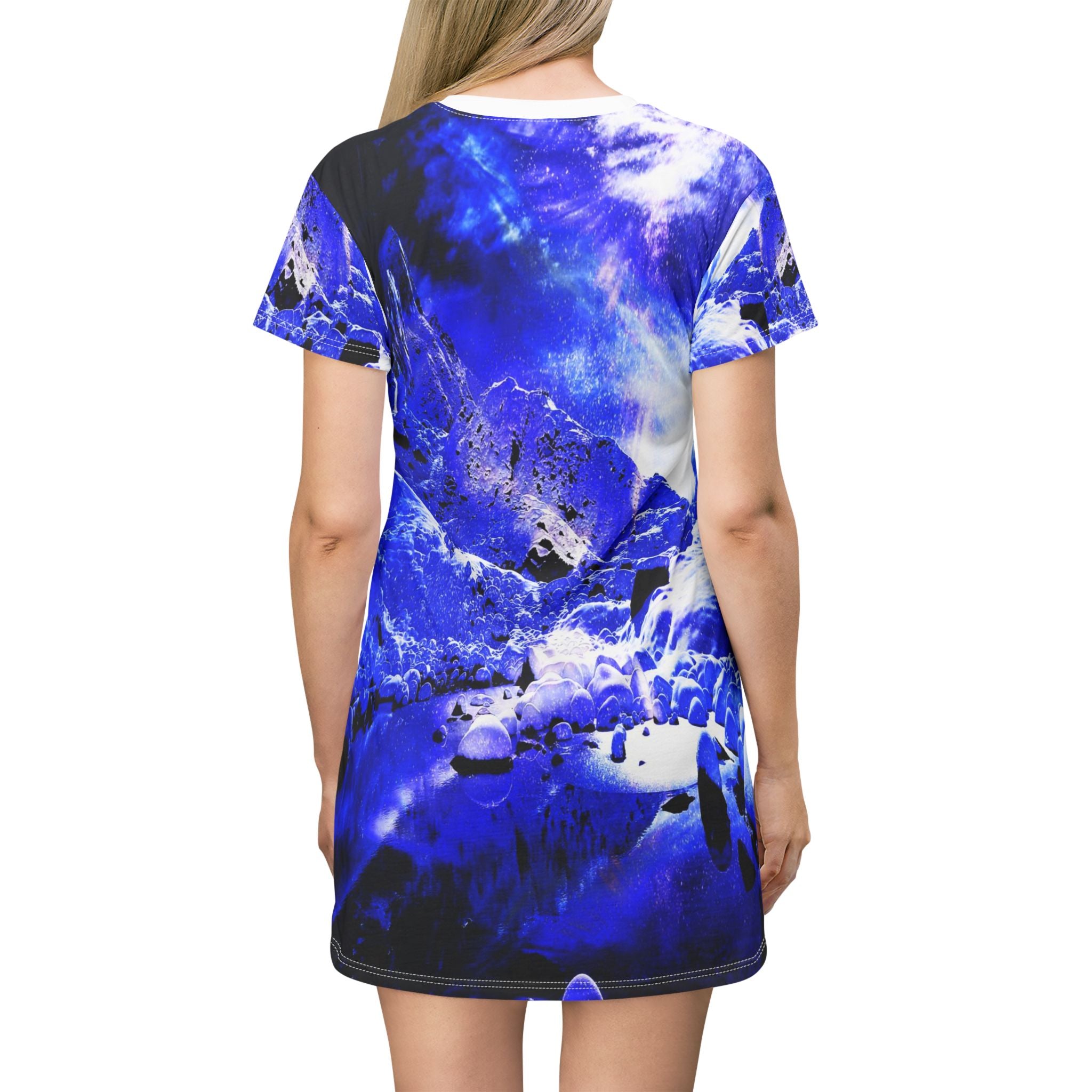 Yule Night Dreams T-Shirt Dress