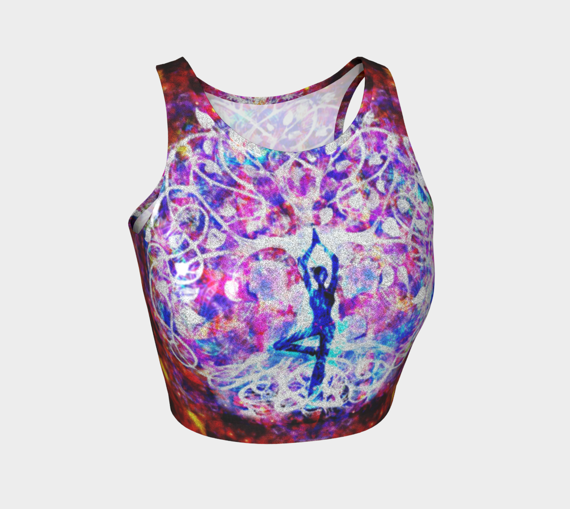 Katerina's Tears Namaste Meditiations Athletic Crop Top
