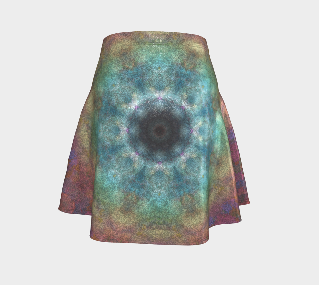 Spirited Marie Towards the Sun Desires Flared Skirt