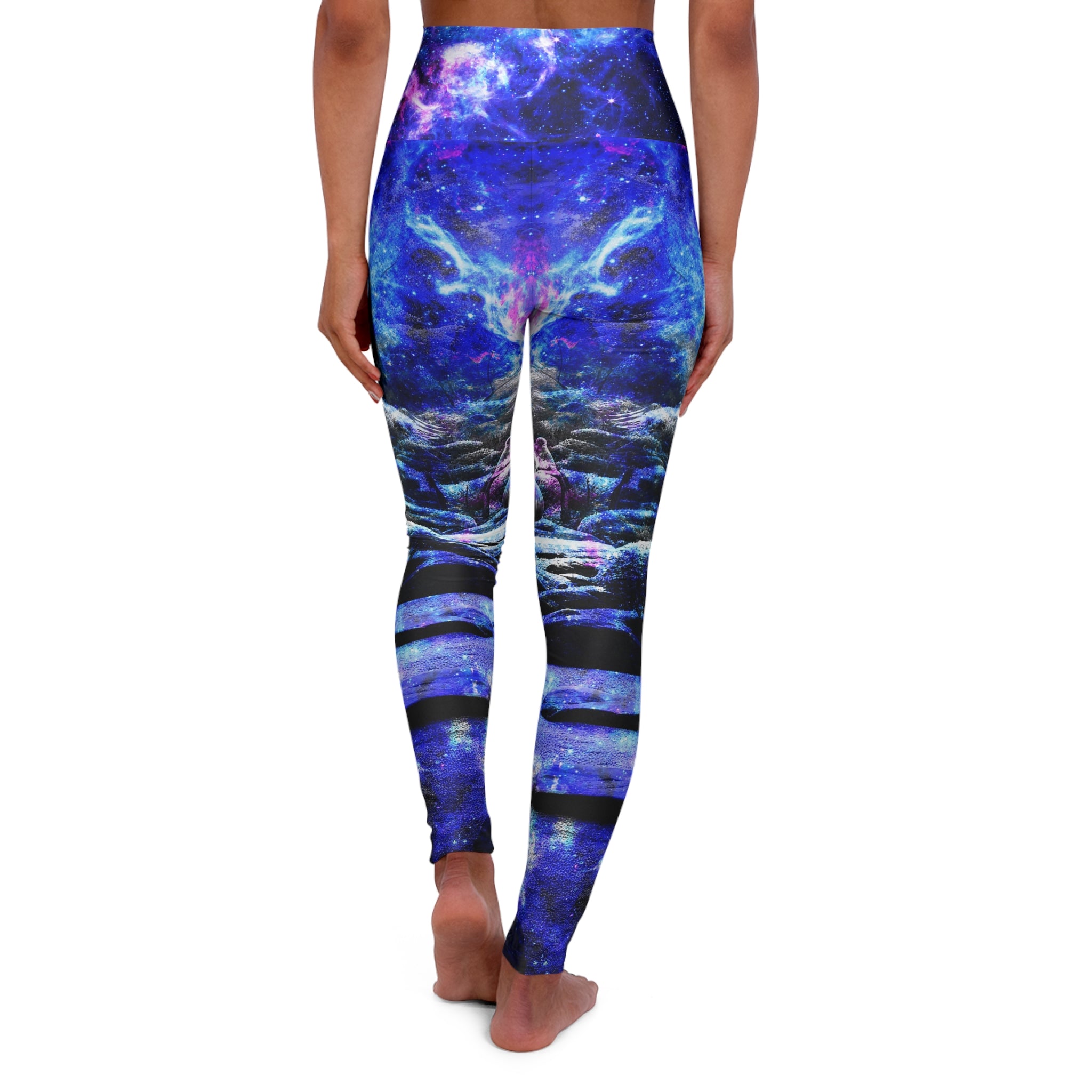 Katerina's on My Way to Neverland Tranquil Garden Dreams Yoga Leggings