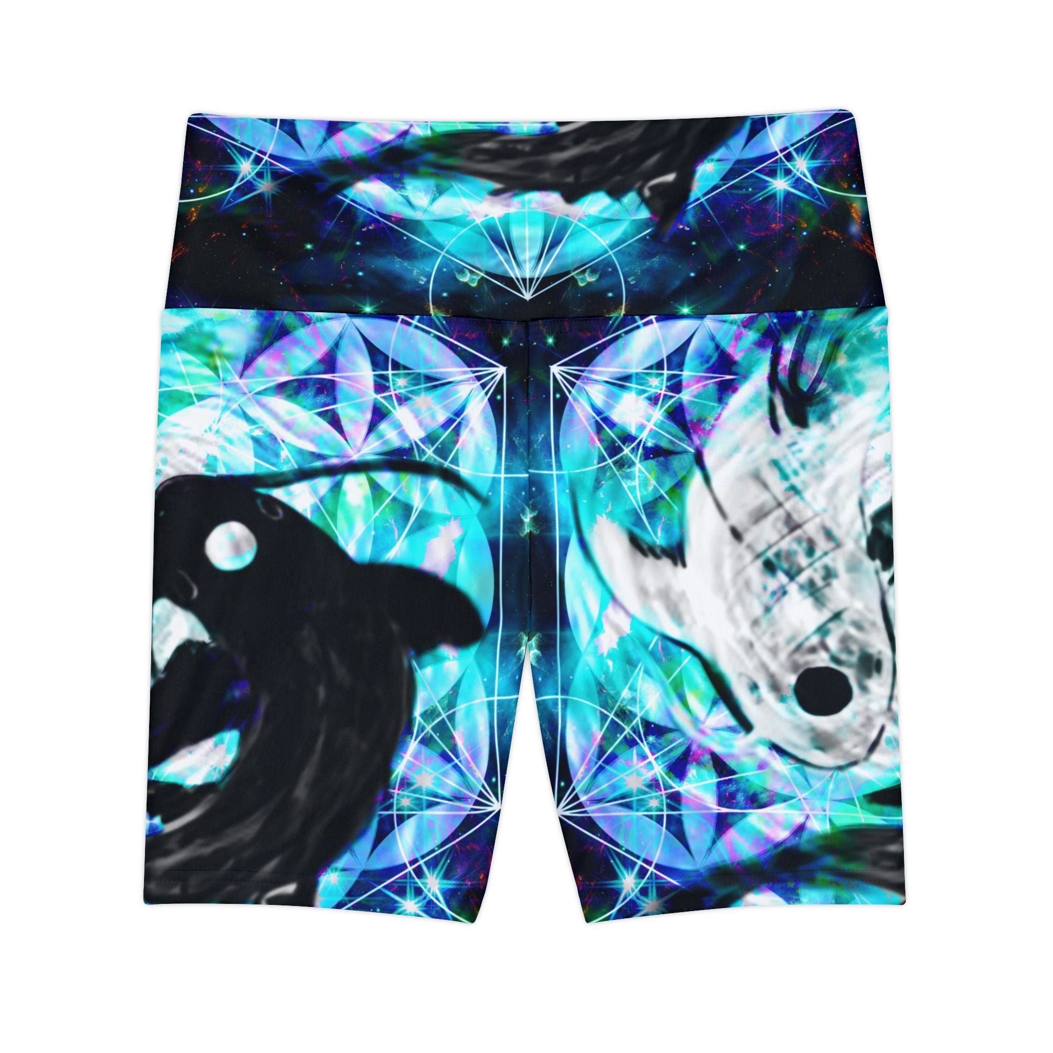 Katerina's Now and Forever Desires Koi Meditations Women's Workout Shorts