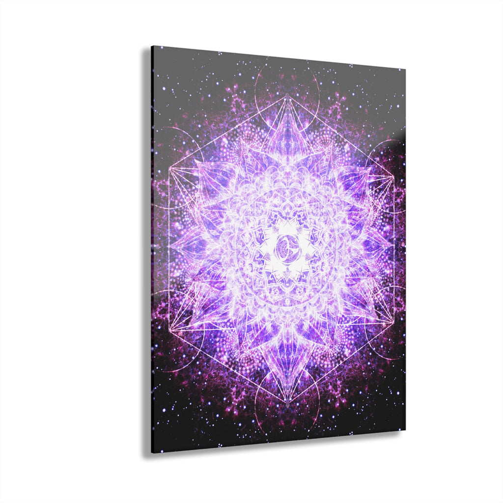 Sahasrara Meditations Acrylic Print (French Cleat Hanging)