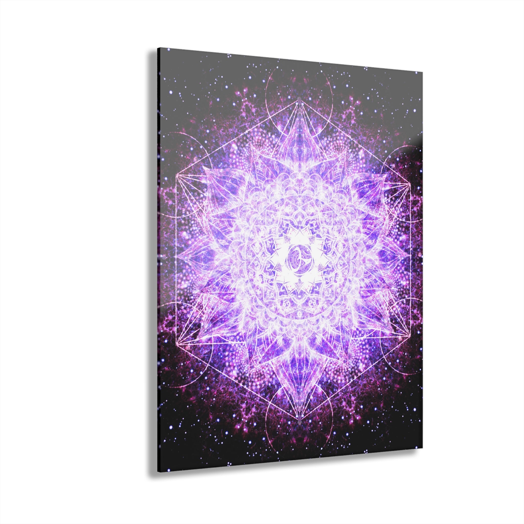 Sahasrara Meditations Acrylic Print (French Cleat Hanging)