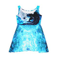 Amen Jin's all the White Horses Koi Meditations Women's Skater Dress