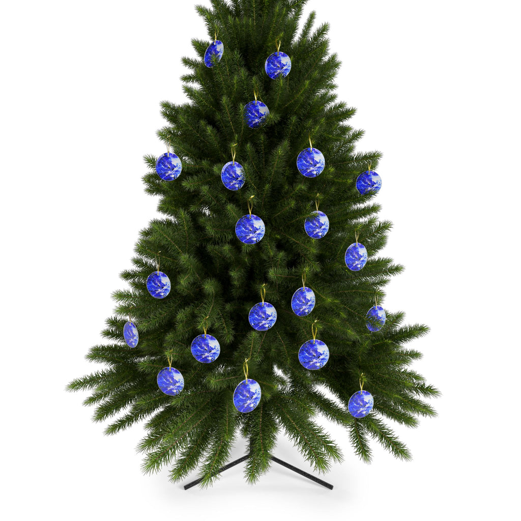 Yule Night Dreams Glass Ornaments
