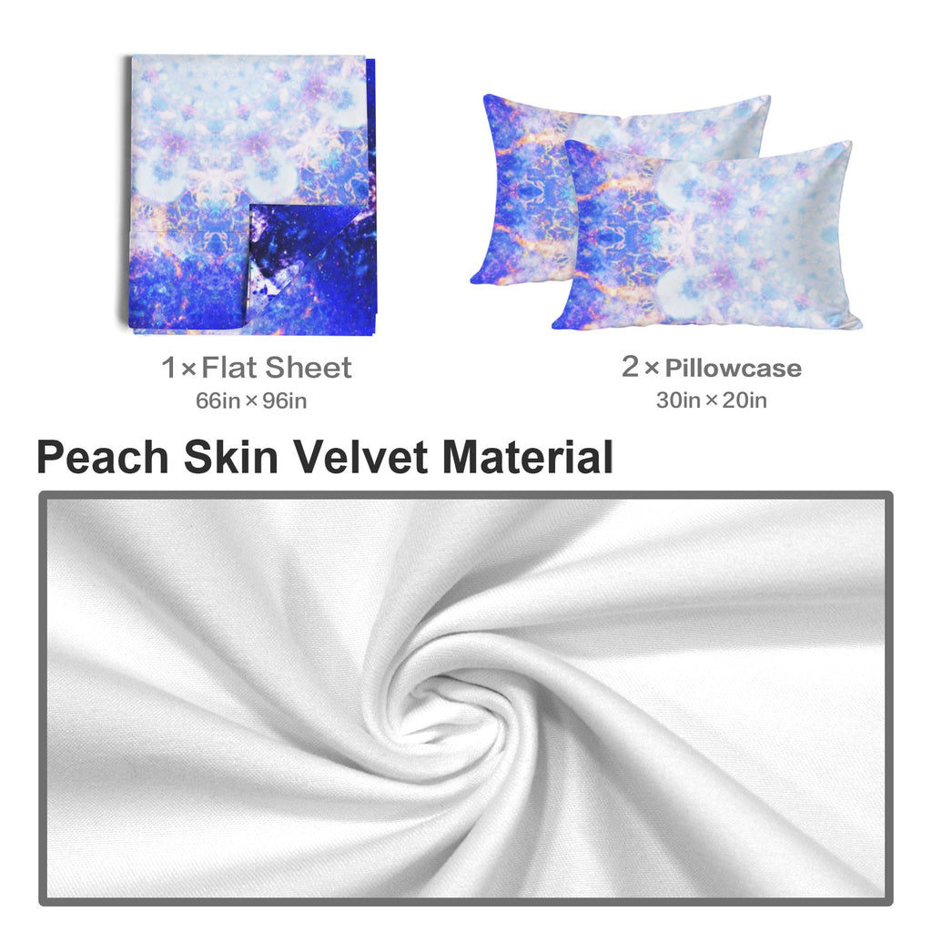 Amen Jin's Katerina's Afterall Desires 3-Piece Bedding Set (Bed Sheet + Pillowcases)  | Ships from USA