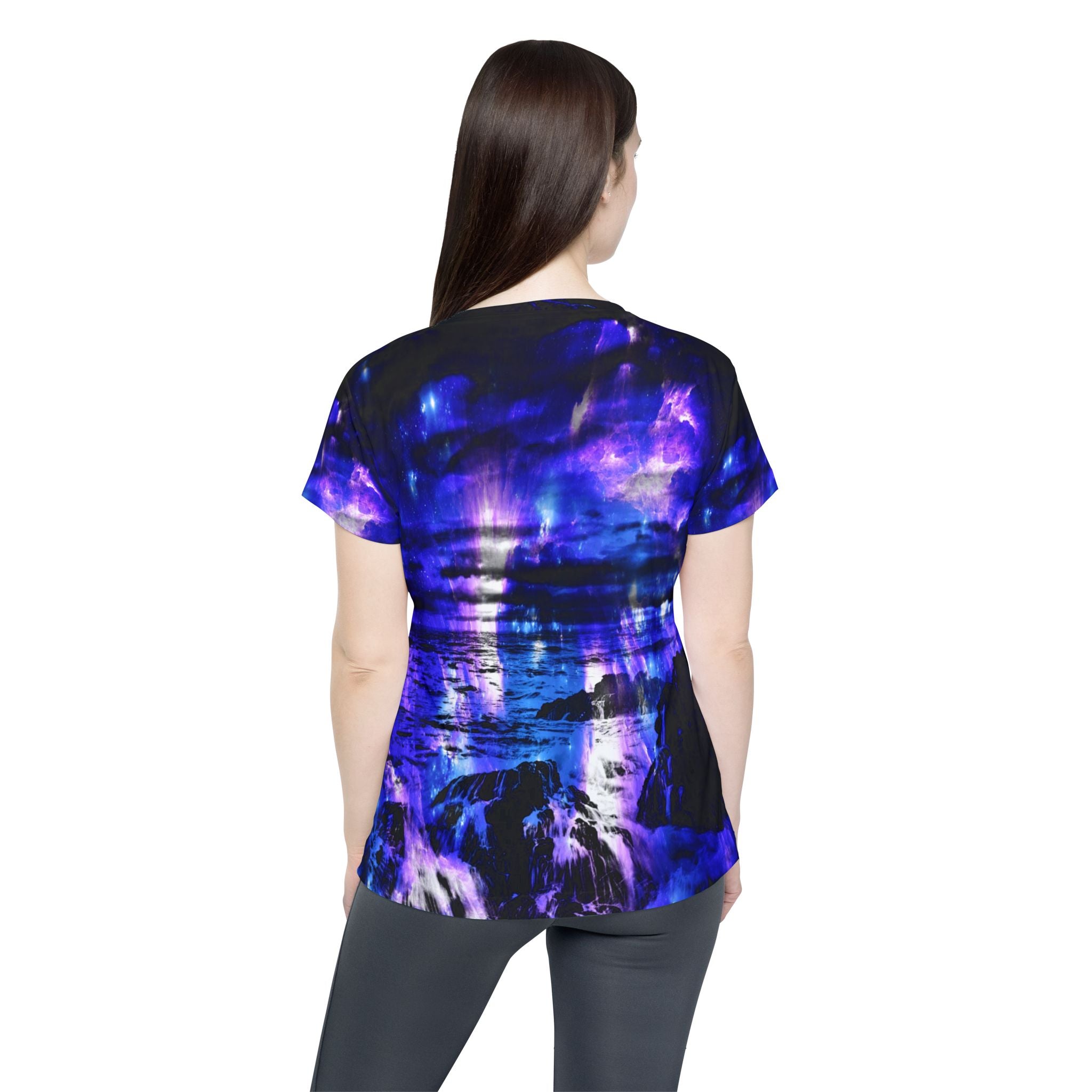 Amethyst Sapphire Cosmic Falls Dreams Women's Sports Jersey