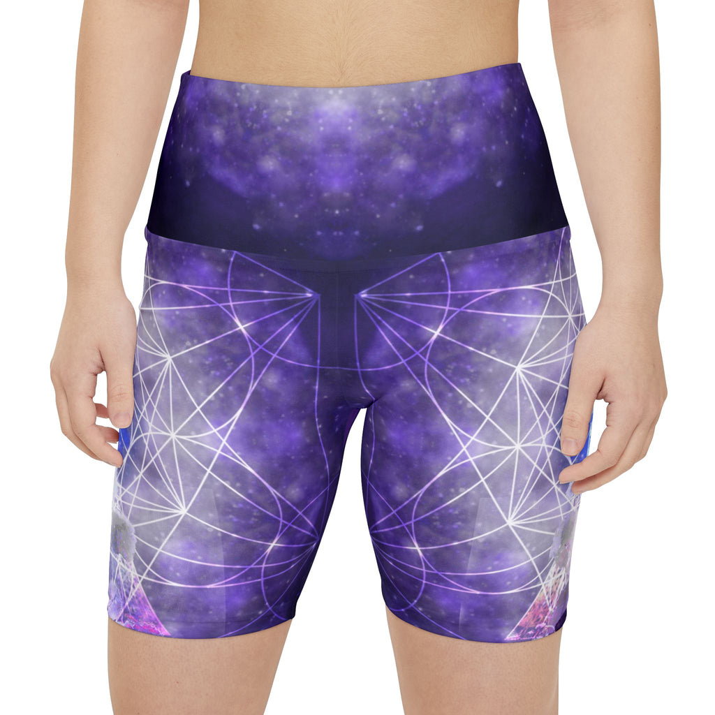 Katerina's We Will Go Home Parisian Meditations Women's Workout Shorts