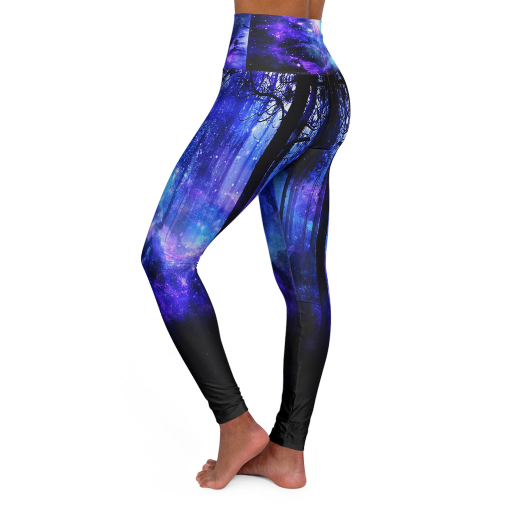 Mystic Night Mystic Dreams High Waisted Yoga Leggings