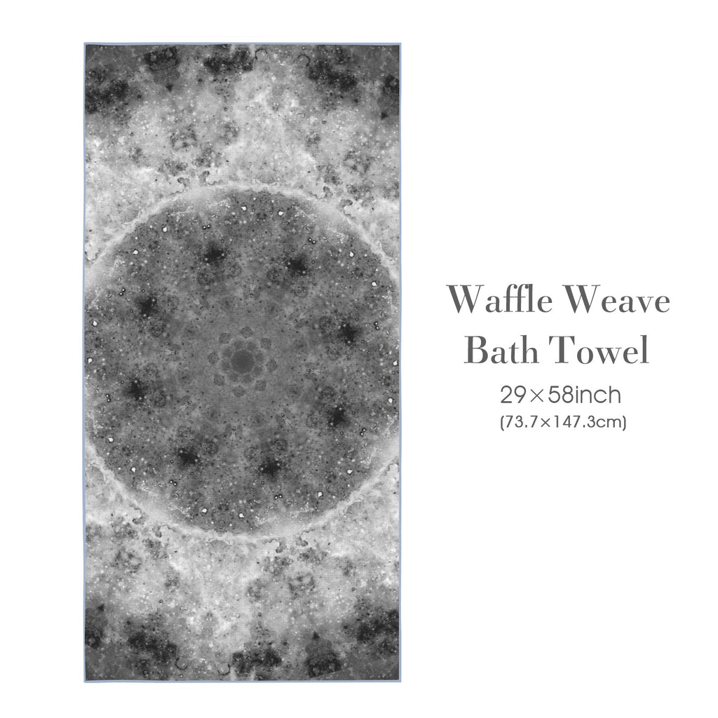 Katerina's You Are Not Forgotten Desires Waffle Weave Bath Towel 29" x 58" | Ships from USA