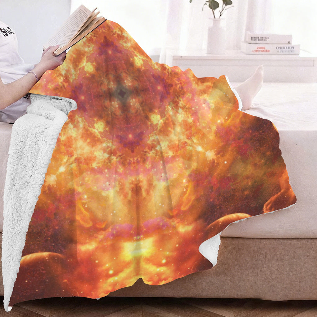 Samhain Night Dreams Desires Sherpa Fleece Blanket 60" x 80" | Ships from USA