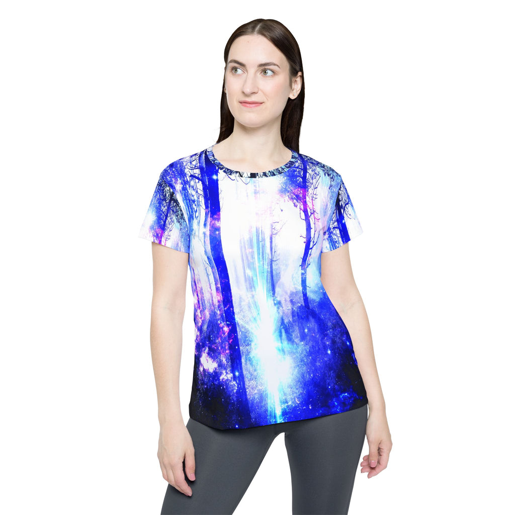 Iridescent Mystic Night Dreams Women's Sports Jersey