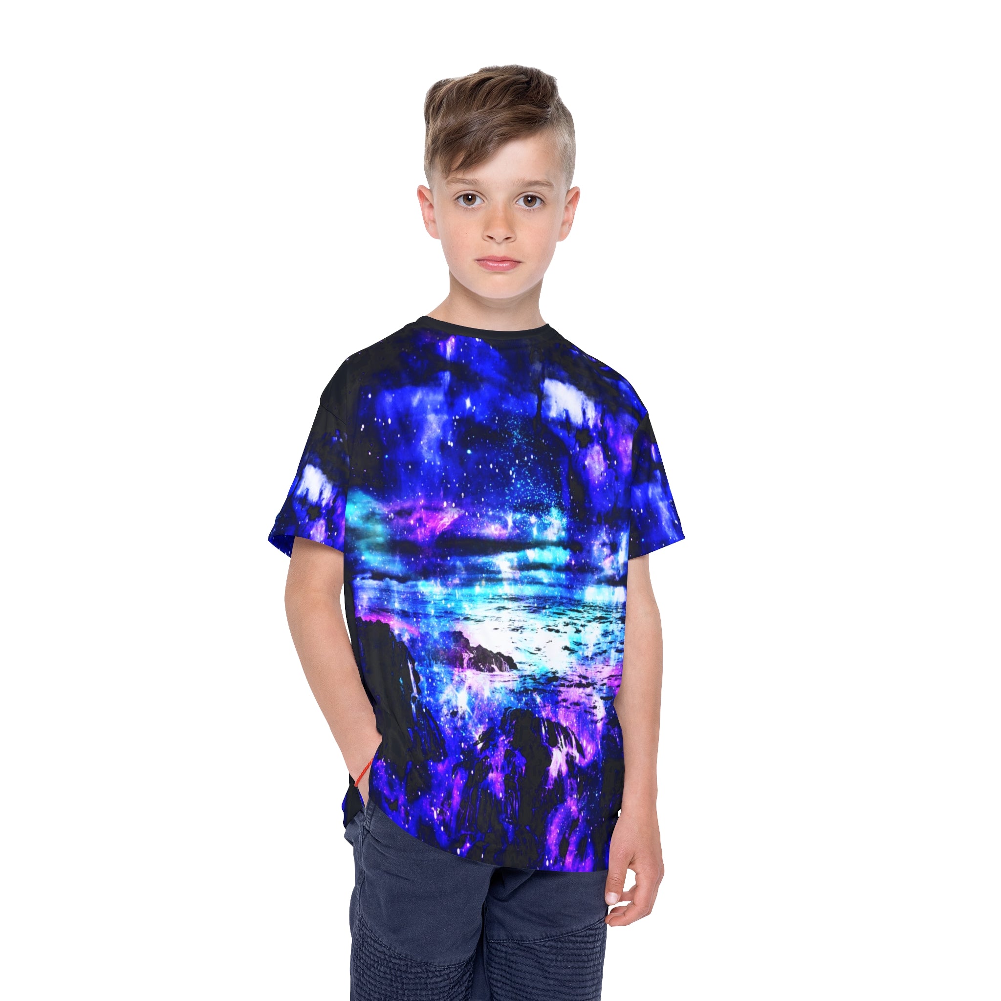 Mystic Cosmic Falls Dreams Kids Sports Jersey